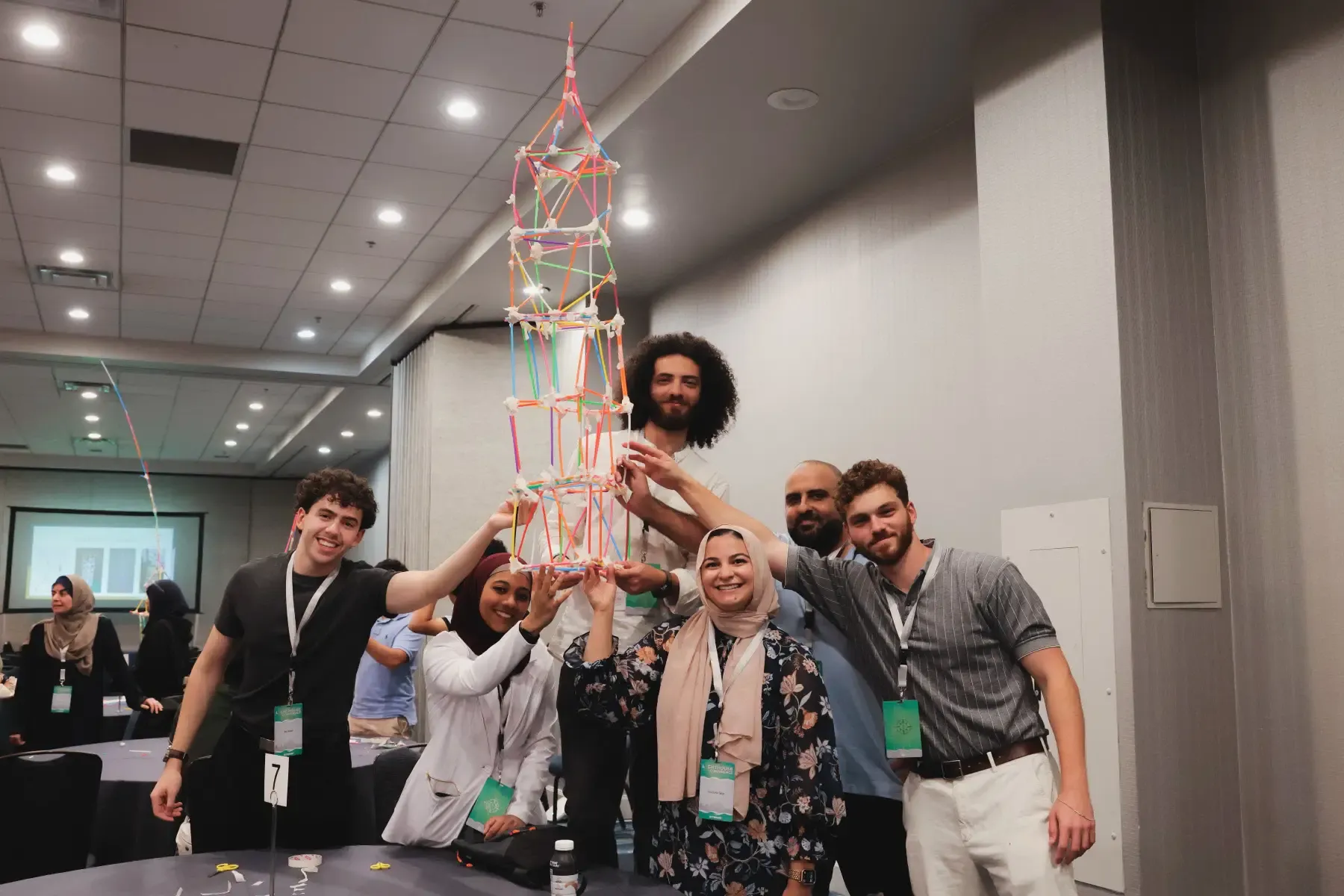 Lighthouse Conference attendees collaborating and celebrating